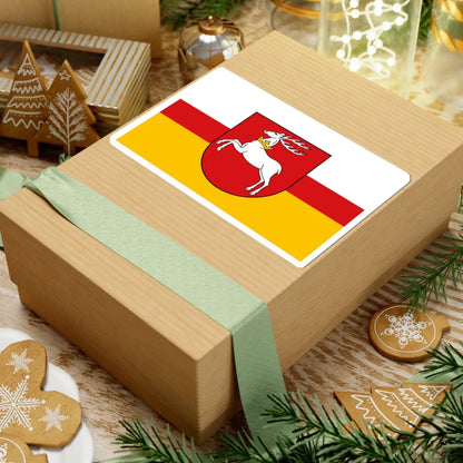 POL wojewodztwo lubelskie flag (Poland) STICKER Vinyl Kiss-Cut Decal - The Sticker Space