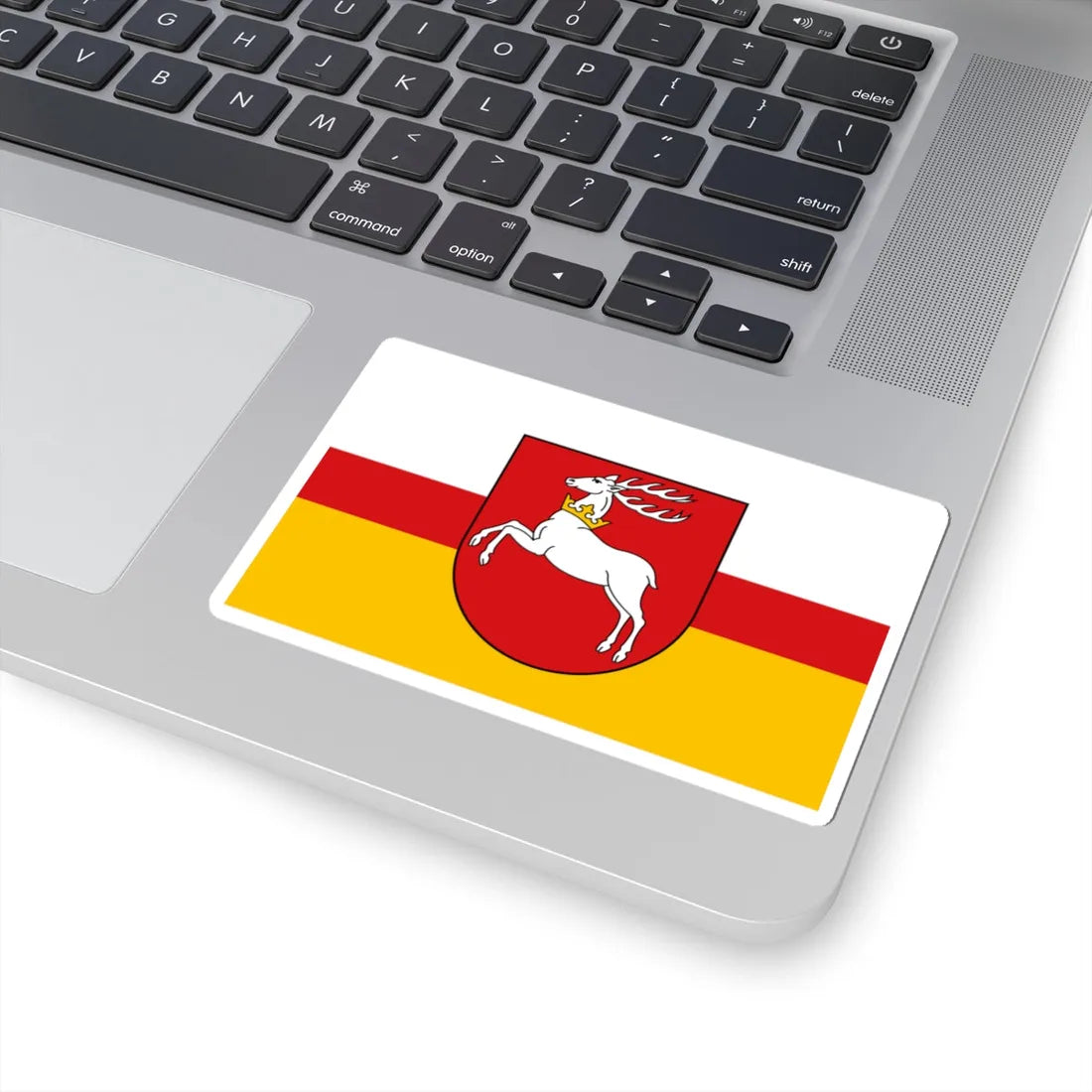 POL wojewodztwo lubelskie flag (Poland) STICKER Vinyl Kiss-Cut Decal - The Sticker Space