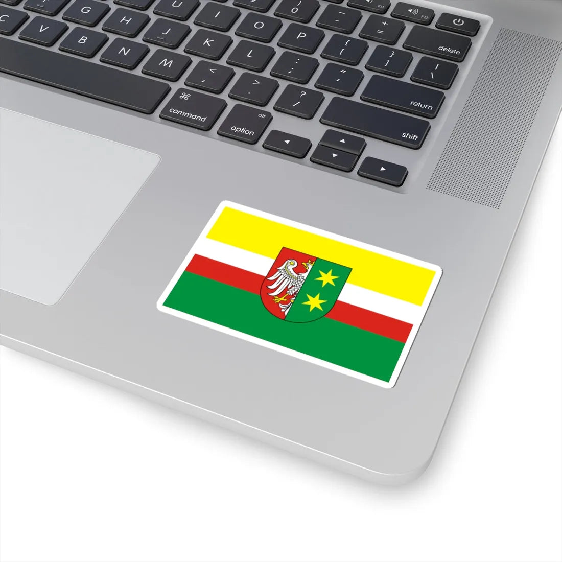 POL wojewodztwo lubuskie flag formal (Poland) STICKER Vinyl Kiss-Cut Decal - The Sticker Space