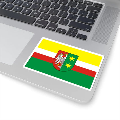 POL wojewodztwo lubuskie flag formal (Poland) STICKER Vinyl Kiss-Cut Decal - The Sticker Space