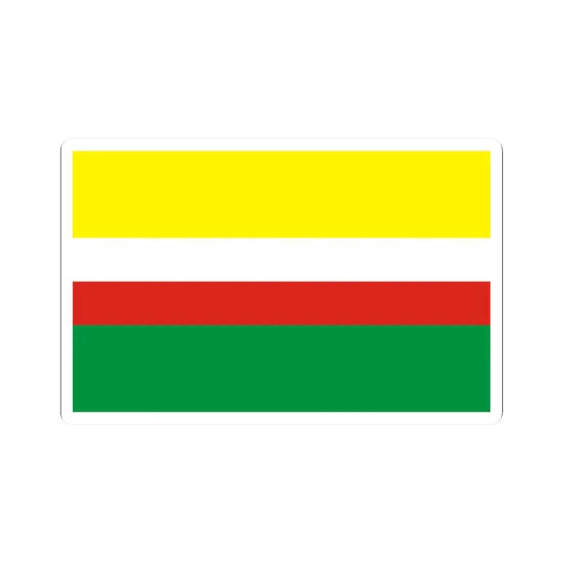 POL wojewodztwo lubuskie flag (Poland) STICKER Vinyl Kiss-Cut Decal 2 Inch White - The Sticker Space
