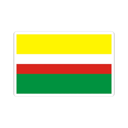 POL wojewodztwo lubuskie flag (Poland) STICKER Vinyl Kiss-Cut Decal 4 Inch White - The Sticker Space