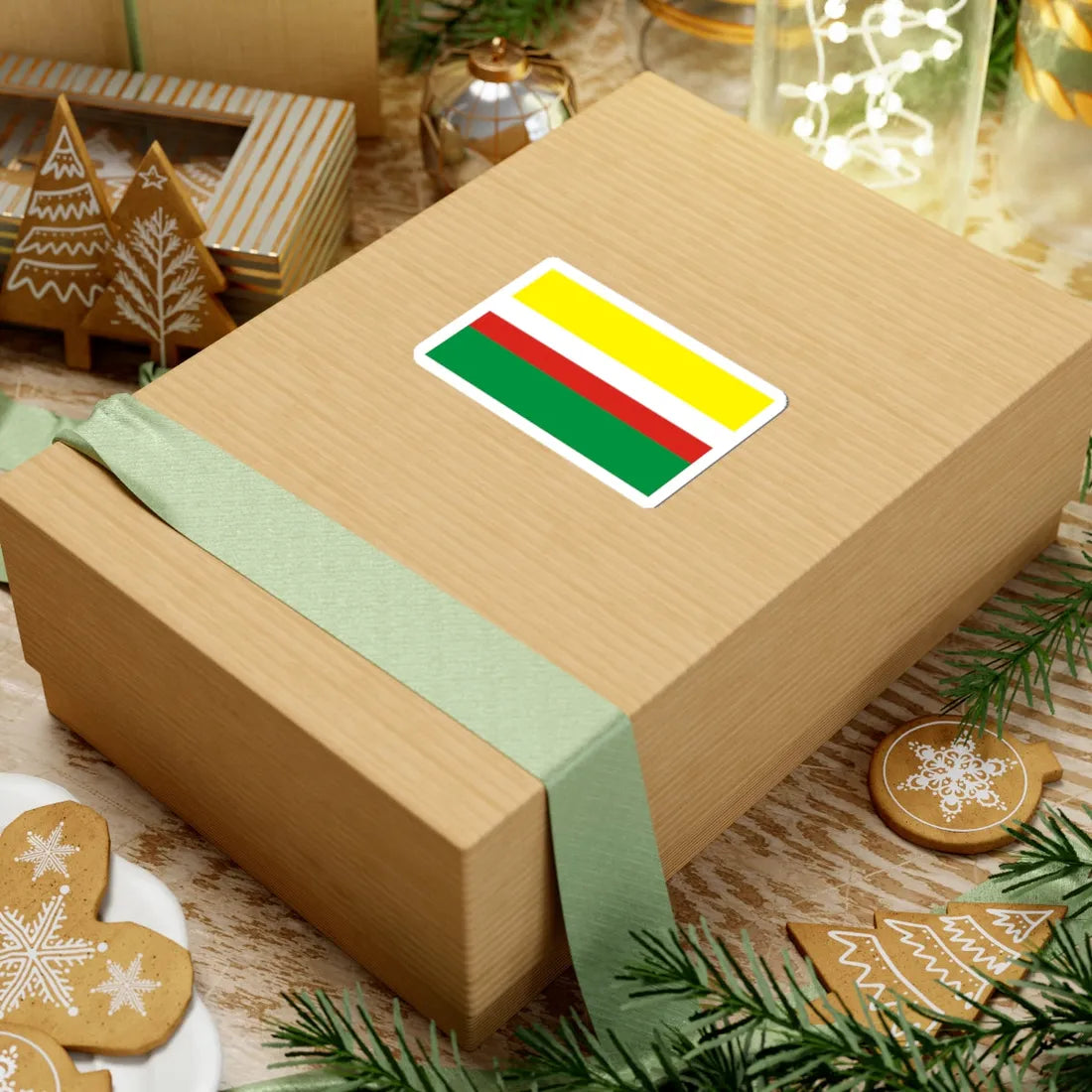 POL wojewodztwo lubuskie flag (Poland) STICKER Vinyl Kiss-Cut Decal - The Sticker Space