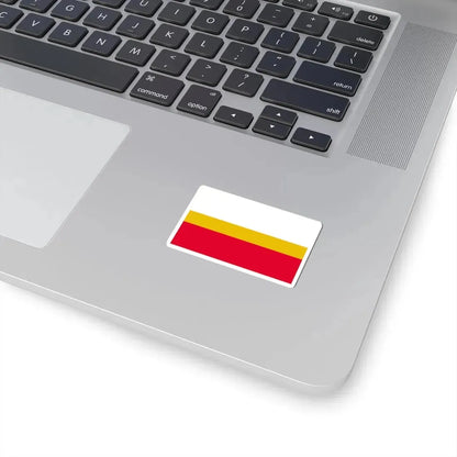 POL wojewodztwo małopolskie flag (Poland) STICKER Vinyl Kiss-Cut Decal - The Sticker Space