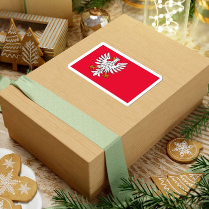 POL wojewodztwo mazowieckie flag (Poland) STICKER Vinyl Kiss-Cut Decal - The Sticker Space