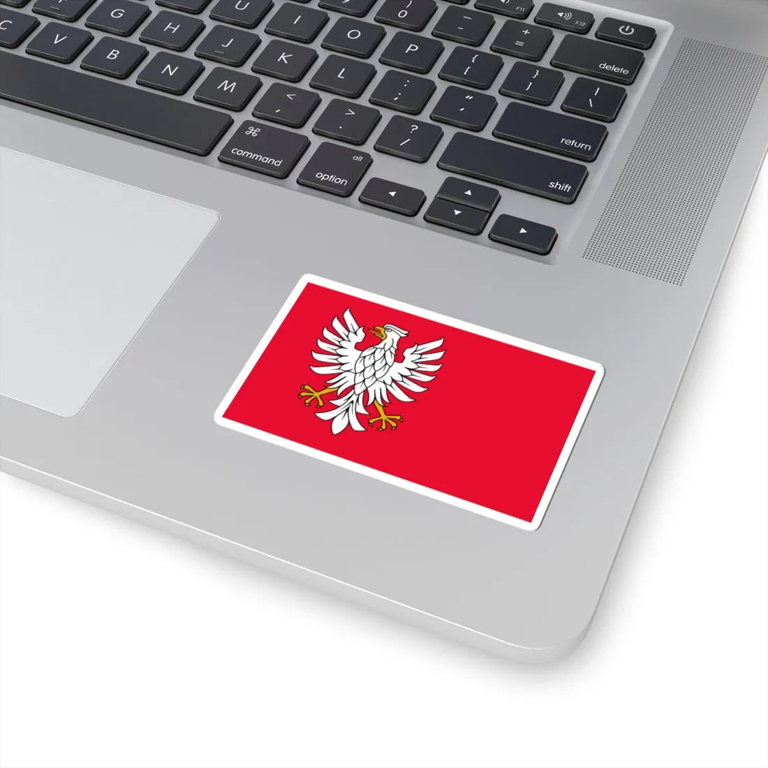 POL wojewodztwo mazowieckie flag (Poland) STICKER Vinyl Kiss-Cut Decal - The Sticker Space