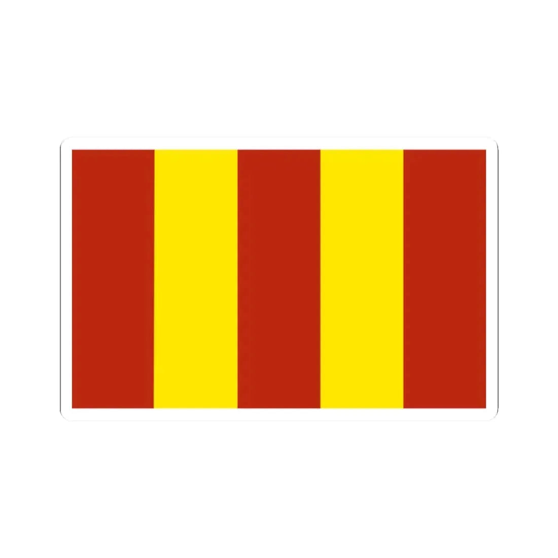 POL wojewodztwo łodzkie 1 flag (Poland) STICKER Vinyl Kiss-Cut Decal 2 Inch White - The Sticker Space