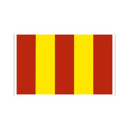 POL wojewodztwo łodzkie 1 flag (Poland) STICKER Vinyl Kiss-Cut Decal 2 Inch White - The Sticker Space