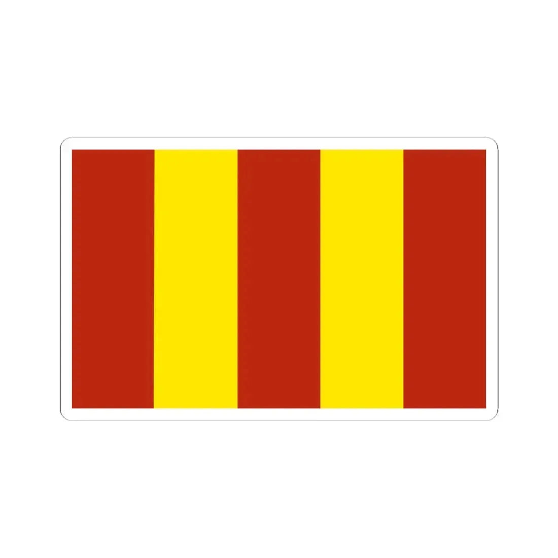 POL wojewodztwo łodzkie 1 flag (Poland) STICKER Vinyl Kiss-Cut Decal 3 Inch White - The Sticker Space