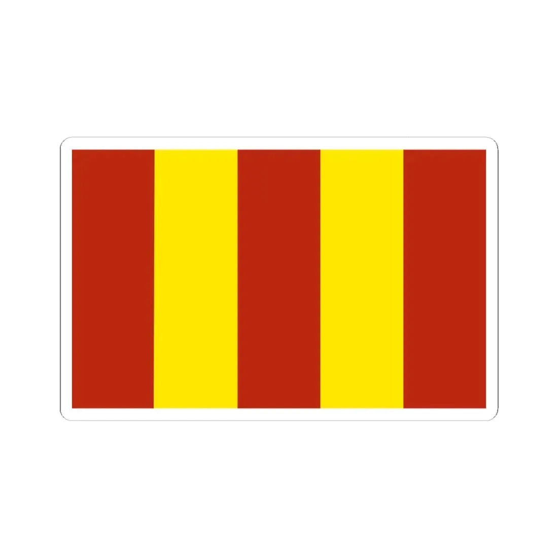 POL wojewodztwo łodzkie 1 flag (Poland) STICKER Vinyl Kiss-Cut Decal 4 Inch White - The Sticker Space