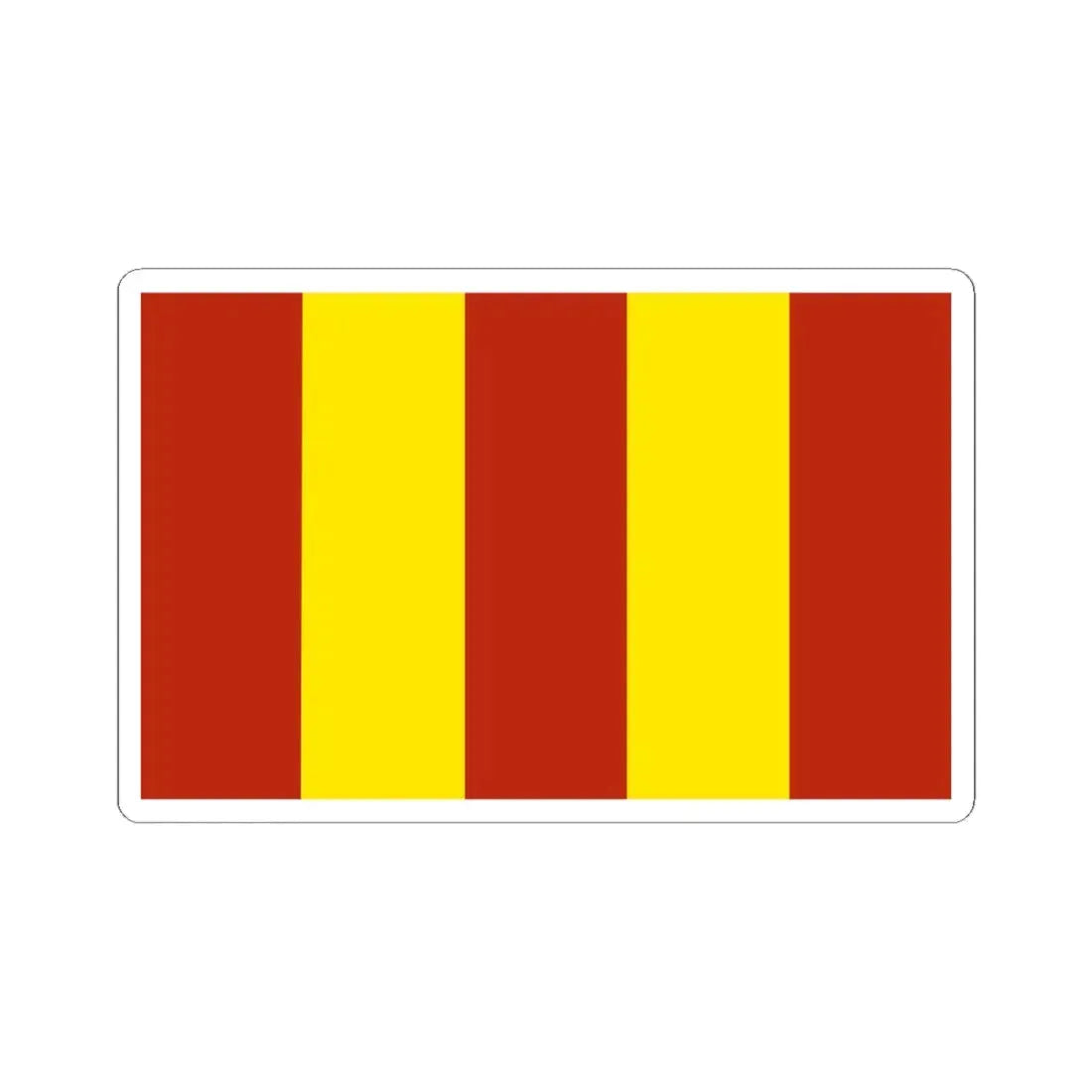 POL wojewodztwo łodzkie 1 flag (Poland) STICKER Vinyl Kiss-Cut Decal 6 Inch White - The Sticker Space