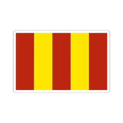 POL wojewodztwo łodzkie 1 flag (Poland) STICKER Vinyl Kiss-Cut Decal 6 Inch White - The Sticker Space