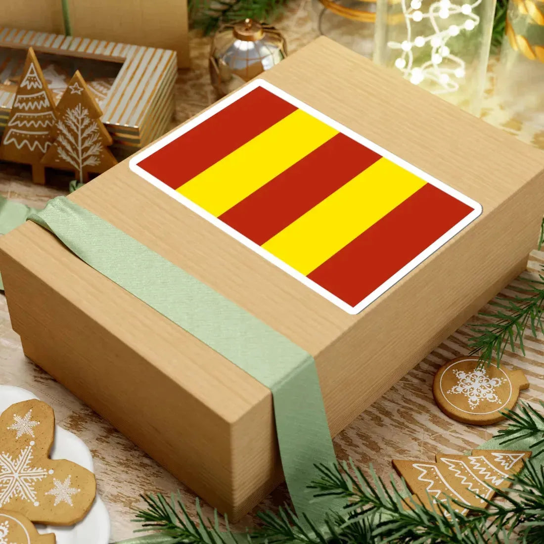 POL wojewodztwo łodzkie 1 flag (Poland) STICKER Vinyl Kiss-Cut Decal - The Sticker Space