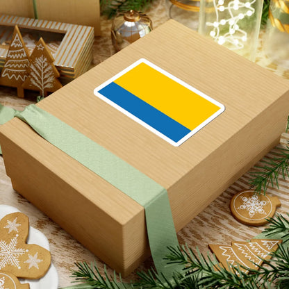 POL wojewodztwo opolskie flag (Poland) STICKER Vinyl Kiss-Cut Decal - The Sticker Space