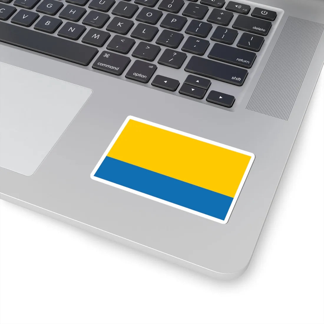 POL wojewodztwo opolskie flag (Poland) STICKER Vinyl Kiss-Cut Decal - The Sticker Space