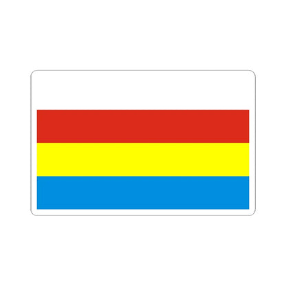 POL wojewodztwo podlaskie flag (Poland) STICKER Vinyl Kiss-Cut Decal 6 Inch White - The Sticker Space