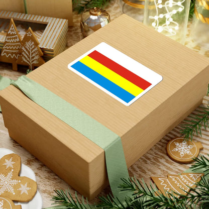 POL wojewodztwo podlaskie flag (Poland) STICKER Vinyl Kiss-Cut Decal - The Sticker Space