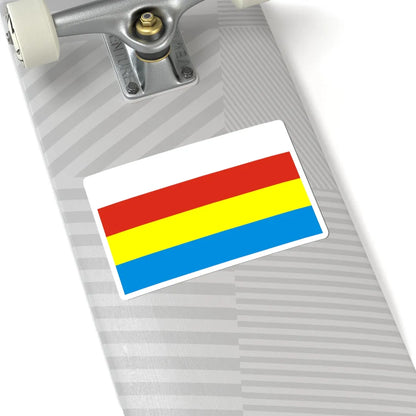 POL wojewodztwo podlaskie flag (Poland) STICKER Vinyl Kiss-Cut Decal - The Sticker Space