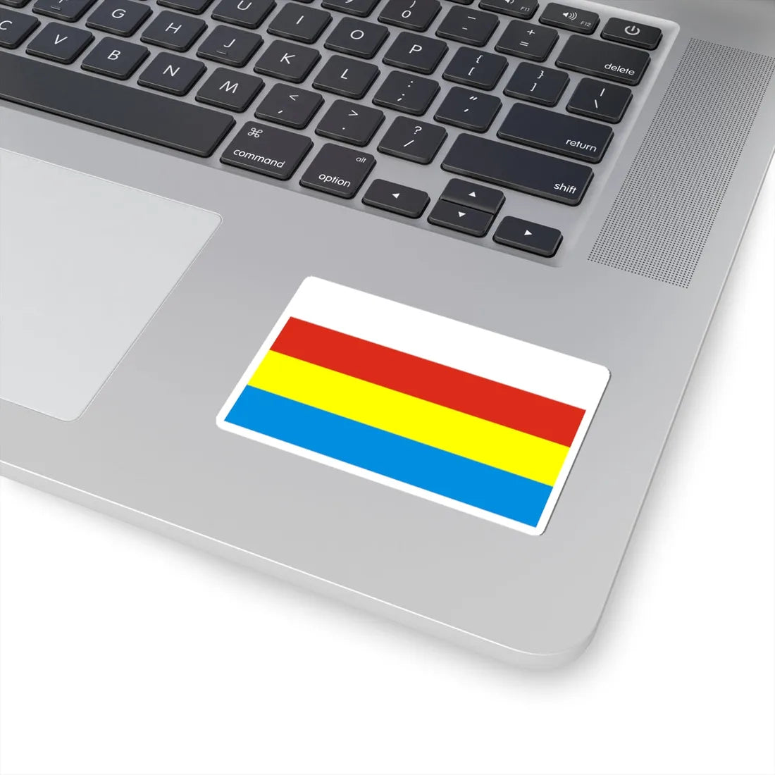 POL wojewodztwo podlaskie flag (Poland) STICKER Vinyl Kiss-Cut Decal - The Sticker Space