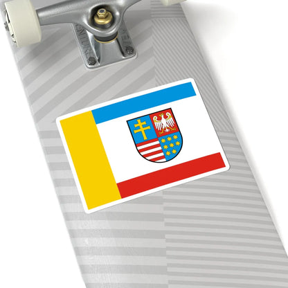 POL wojewodztwo swietokrzyskie flag (Poland) STICKER Vinyl Kiss-Cut Decal - The Sticker Space