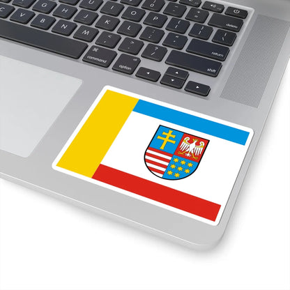 POL wojewodztwo swietokrzyskie flag (Poland) STICKER Vinyl Kiss-Cut Decal - The Sticker Space