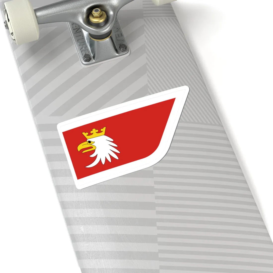 POL wojewodztwo warminsko-mazurskie flag (Poland) STICKER Vinyl Kiss-Cut Decal - The Sticker Space