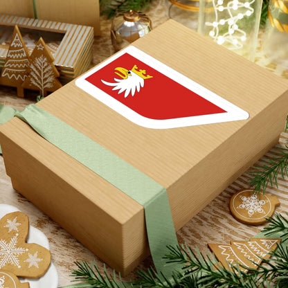 POL wojewodztwo warminsko-mazurskie flag (Poland) STICKER Vinyl Kiss-Cut Decal - The Sticker Space