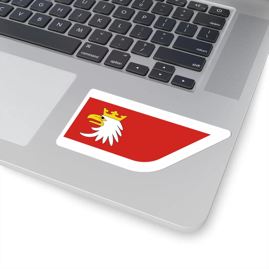 POL wojewodztwo warminsko-mazurskie flag (Poland) STICKER Vinyl Kiss-Cut Decal - The Sticker Space