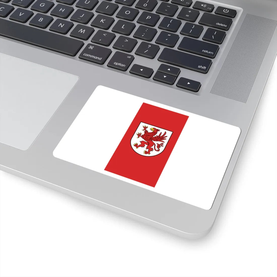 POL wojewodztwo zachodniopomorskie flag (Poland) STICKER Vinyl Kiss-Cut Decal - The Sticker Space