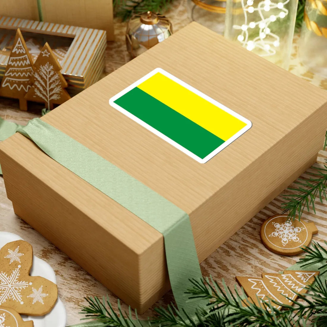 POL wojewodztwo zielonogorskie flag (Poland) STICKER Vinyl Kiss-Cut Decal - The Sticker Space