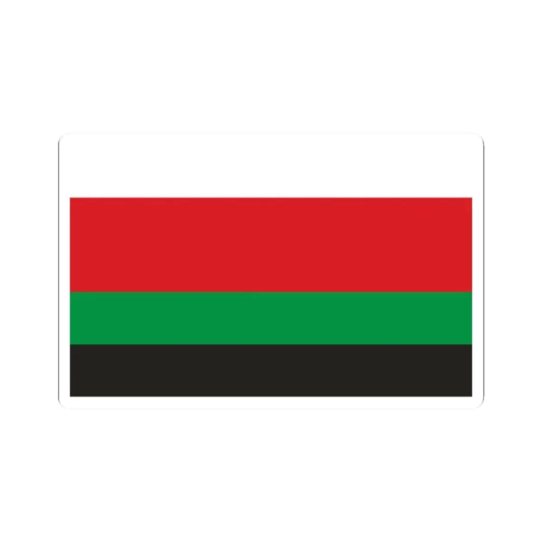 POL Zagłebie Dabrowskie flag (Poland) STICKER Vinyl Kiss-Cut Decal 2 Inch White - The Sticker Space