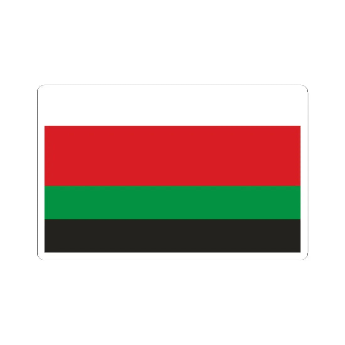 POL Zagłebie Dabrowskie flag (Poland) STICKER Vinyl Kiss-Cut Decal 3 Inch White - The Sticker Space