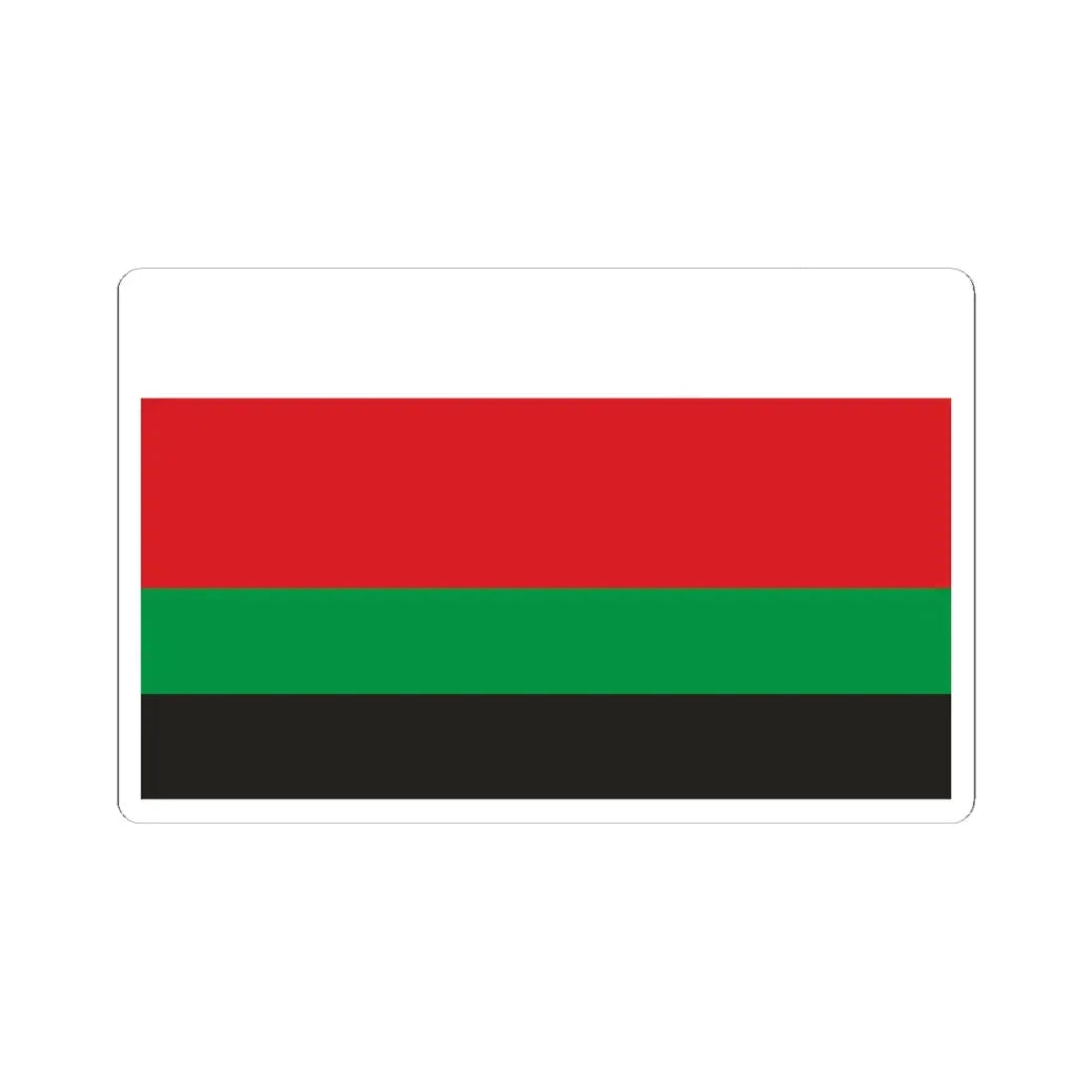 POL Zagłebie Dabrowskie flag (Poland) STICKER Vinyl Kiss-Cut Decal 4 Inch White - The Sticker Space