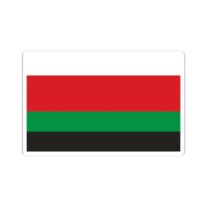 POL Zagłebie Dabrowskie flag (Poland) STICKER Vinyl Kiss-Cut Decal 4 Inch White - The Sticker Space
