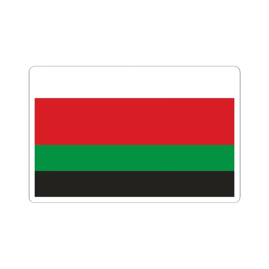 POL Zagłebie Dabrowskie flag (Poland) STICKER Vinyl Kiss-Cut Decal 6 Inch White - The Sticker Space