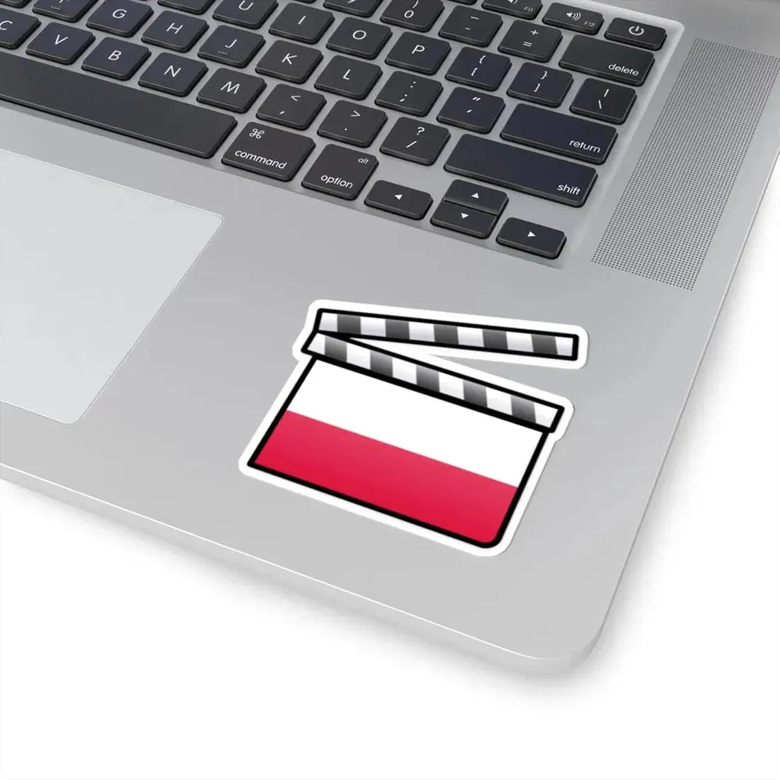 Poland film clapperboard (Poland) STICKER Vinyl Kiss-Cut Decal - The Sticker Space