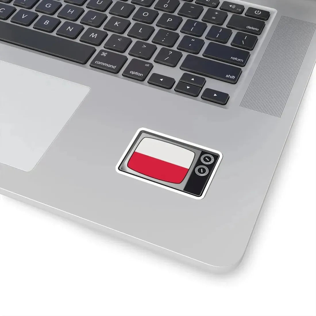 Poland flag tv (Poland) STICKER Vinyl Kiss-Cut Decal - The Sticker Space