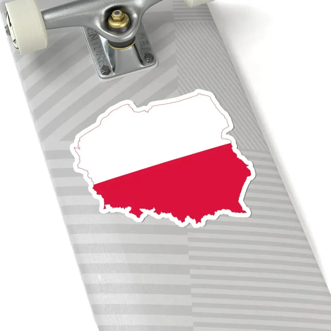 Poland map flag (Poland) STICKER Vinyl Kiss-Cut Decal - The Sticker Space