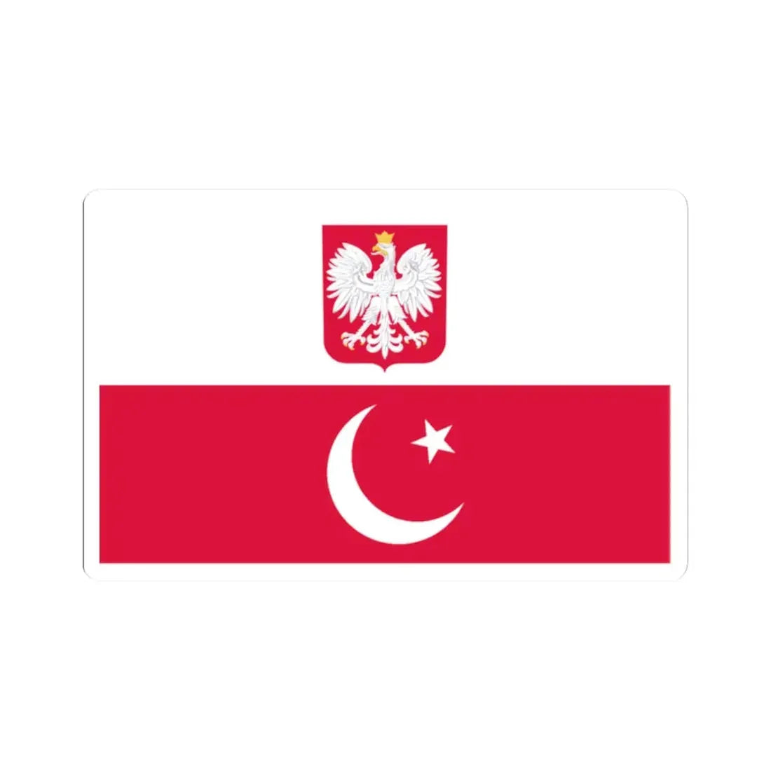 Poland Tatars (Poland) STICKER Vinyl Kiss-Cut Decal 2 Inch White - The Sticker Space