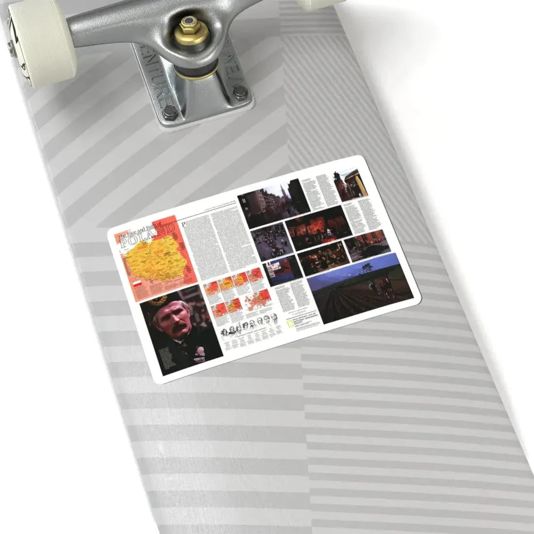 Poland - The Face and Faith 1 (1982) (Map) STICKER Vinyl Kiss-Cut Decal - The Sticker Space