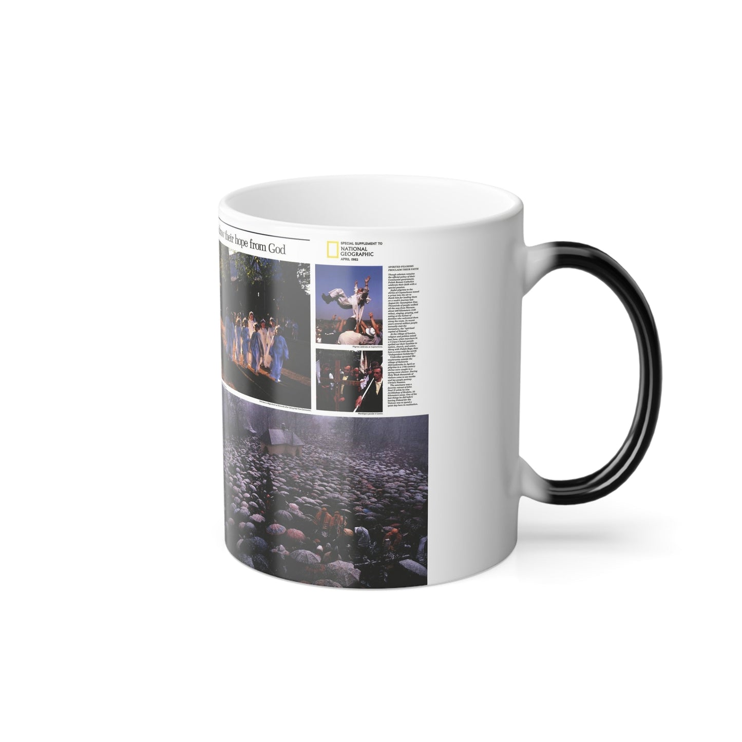 Poland - The Face and Faith 2 (1982) (Map) Color Changing Mug 11oz-11oz-The Sticker Space