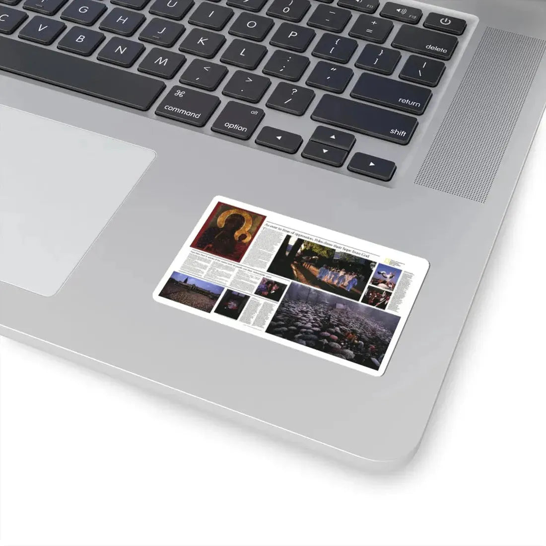 Poland - The Face and Faith 2 (1982) (Map) STICKER Vinyl Kiss-Cut Decal - The Sticker Space