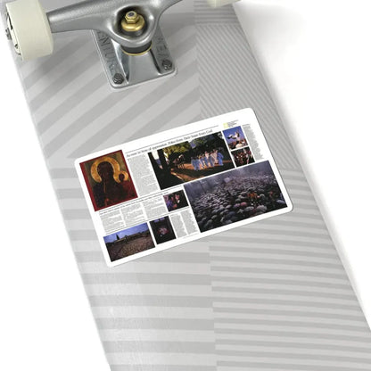 Poland - The Face and Faith 2 (1982) (Map) STICKER Vinyl Kiss-Cut Decal - The Sticker Space