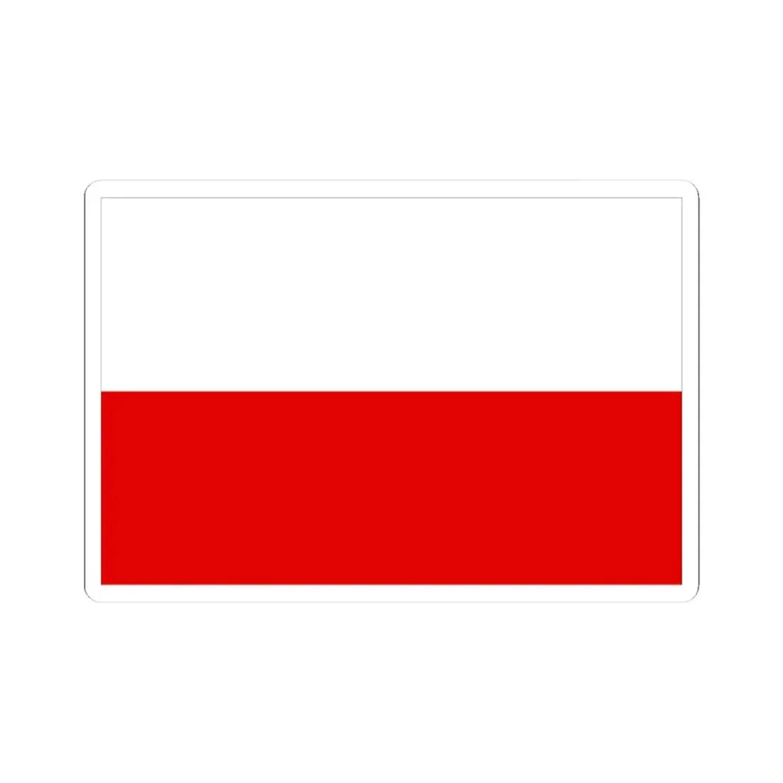 PolandPoland (Poland) STICKER Vinyl Kiss-Cut Decal 3 Inch White - The Sticker Space