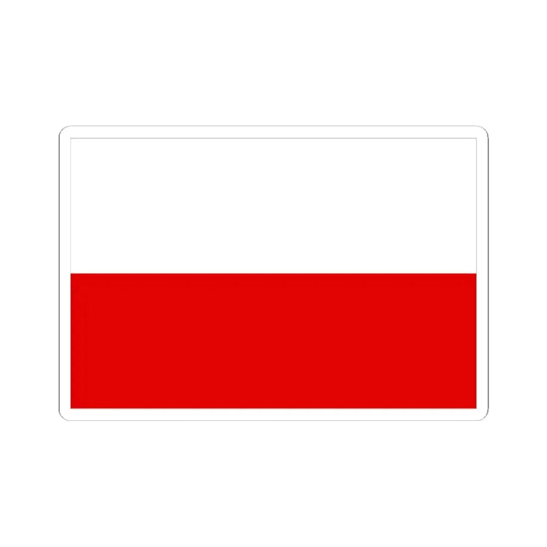 PolandPoland (Poland) STICKER Vinyl Kiss-Cut Decal 6 Inch White - The Sticker Space