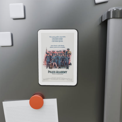 Police Academy 1984 Movie Poster Die-Cut Magnet-The Sticker Space