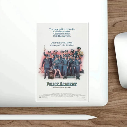 Police Academy 1984 Movie Poster STICKER Vinyl Die-Cut Decal - The Sticker Space