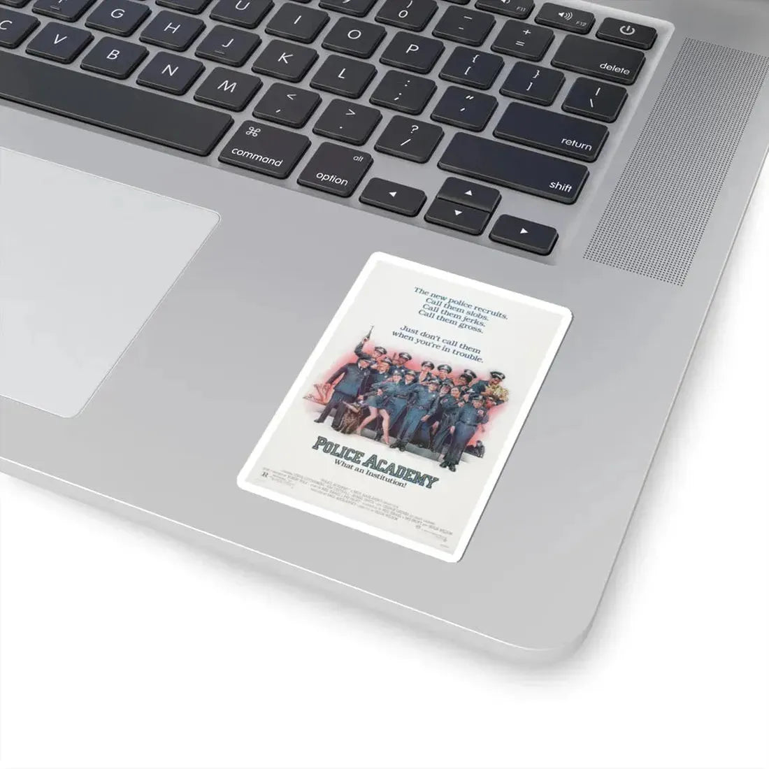 Police Academy 1984 Movie Poster - STICKER Vinyl Kiss-Cut Decal - The Sticker Space