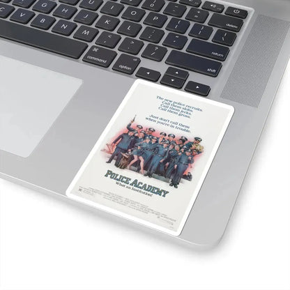 Police Academy 1984 Movie Poster - STICKER Vinyl Kiss-Cut Decal - The Sticker Space