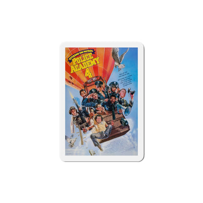 Police Academy 4 Citizens on Patrol 1987 Movie Poster Die-Cut Magnet-6 × 6"-The Sticker Space